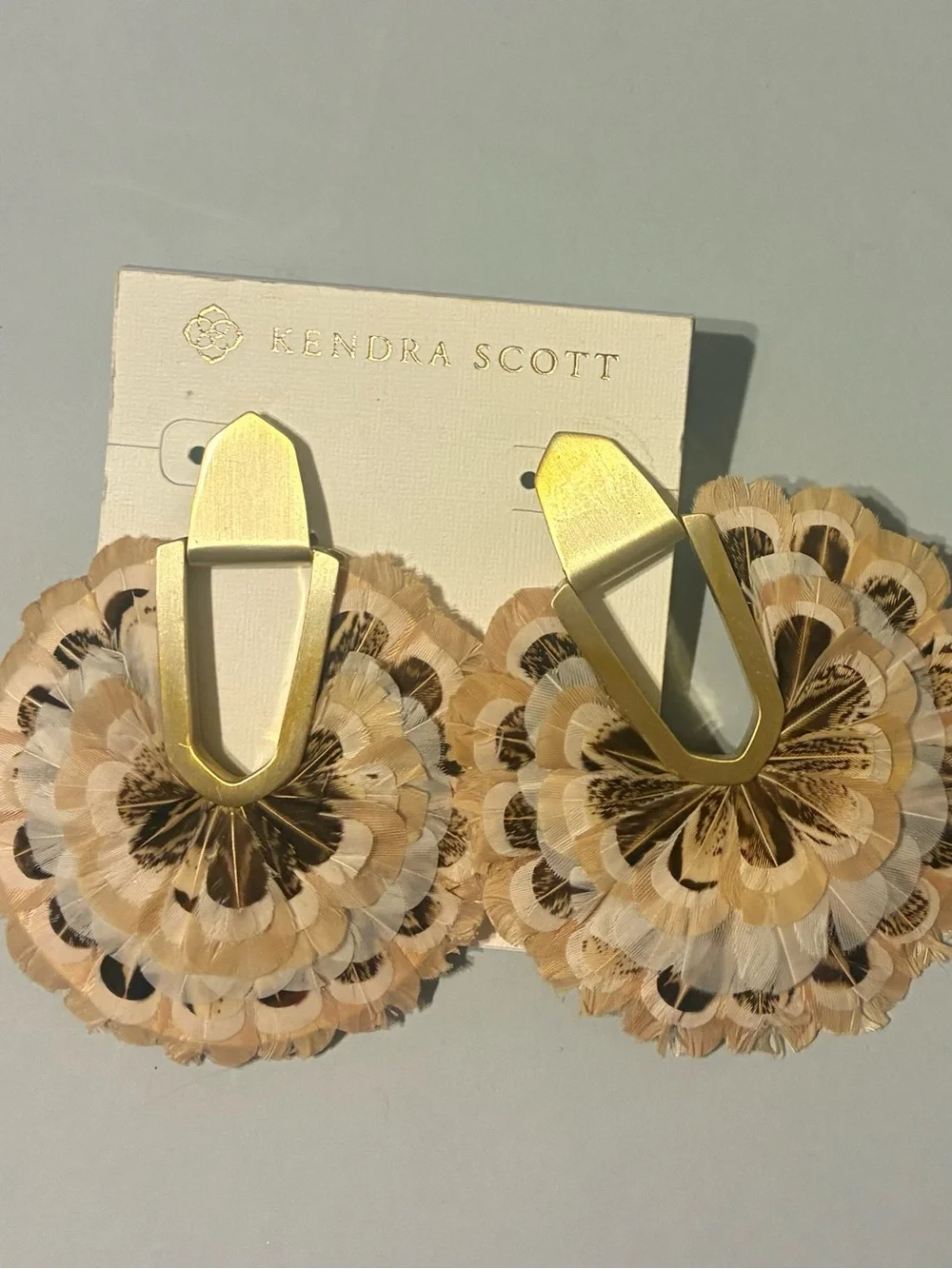 Kendra Scott Diane Feather Statement Earrings